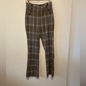 Halogen Plaid Wide Leg Pants. SZ 4
